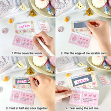 Load image into Gallery viewer, 20Pcs Kids Christmas Reward Scratch Card Film Coated Stickers Scratch Off Labels Xmas Stickers DIY Children's Redemption Vouchers