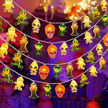 Load image into Gallery viewer, 1.5m 10LED Halloween Party Led Light String Pumpkin Ghost Witch Halloween Party Happy Halloween Party Decor For Home