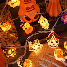 Load image into Gallery viewer, 1.5m 10LED Halloween Party Led Light String Pumpkin Ghost Witch Halloween Party Happy Halloween Party Decor For Home