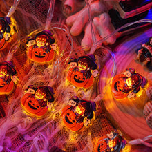 Load image into Gallery viewer, 1.5m 10LED Halloween Party Led Light String Pumpkin Ghost Witch Halloween Party Happy Halloween Party Decor For Home
