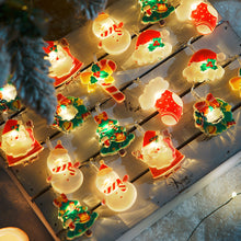 Load image into Gallery viewer, 1.5/3/6m LED Christmas Decoration String Light Santa Claus Christmas Trees Battery USB Copper Wire Lighting for Home Decor