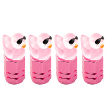 Load image into Gallery viewer, 4Pcs Universal Luminous Duck Shape Dustproof Tire Wheel Stem Valve Caps for Motorcycle Car Auto Bike Car Styling Tunning
