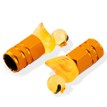 Load image into Gallery viewer, 4Pcs Universal Luminous Duck Shape Dustproof Tire Wheel Stem Valve Caps for Motorcycle Car Auto Bike Car Styling Tunning