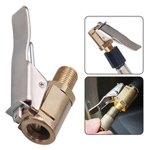 Load image into Gallery viewer, Car Valve Clip 8mm Air Pump Chuck Clip Car Truck Tyre Tire Inflator Pump Valve Connector Car Open Brass Auto Repair Tool