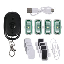 Load image into Gallery viewer, Motorcycle Flash Strobe LED Light Wireless Remote Control RGB Anti-collision Warning Lamp Waterproof For Car Bike