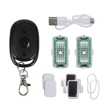 Load image into Gallery viewer, Motorcycle Flash Strobe LED Light Wireless Remote Control RGB Anti-collision Warning Lamp Waterproof For Car Bike