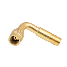 Load image into Gallery viewer, 45/90/135 Degree Angle Brass Motorcycle Bent Valve Adaptor Tyre Tube Valve Extension Adapter for Car Truck Motorcycle Cycling Accessories