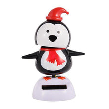 Load image into Gallery viewer, Solar Powered Automatic Swinging Dancing Christmas Doll Toy Car Interior Decorations Styling Home Decoration