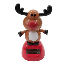 Load image into Gallery viewer, Solar Powered Automatic Swinging Dancing Christmas Doll Toy Car Interior Decorations Styling Home Decoration