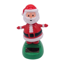 Load image into Gallery viewer, Solar Powered Automatic Swinging Dancing Christmas Doll Toy Car Interior Decorations Styling Home Decoration