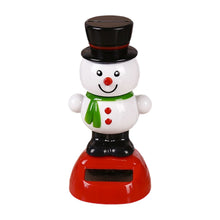 Load image into Gallery viewer, Solar Powered Automatic Swinging Dancing Christmas Doll Toy Car Interior Decorations Styling Home Decoration