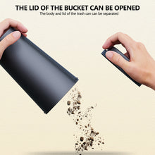 Load image into Gallery viewer, Portable Car Trash Can with Pop-up Lid Round Garbage Bin Auto Interior Waste Storage Cup Holder Trash Container
