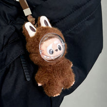 Load image into Gallery viewer, Protective Acrylic Face Cover Case For Plush Dolls Display Bag for Labubu 4.0 No Doll Transparent Face Cover Doll Accessories