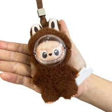 Load image into Gallery viewer, Protective Acrylic Face Cover Case For Plush Dolls Display Bag for Labubu 4.0 No Doll Transparent Face Cover Doll Accessories