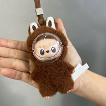 Load image into Gallery viewer, Protective Acrylic Face Cover Case For Plush Dolls Display Bag for Labubu 4.0 No Doll Transparent Face Cover Doll Accessories