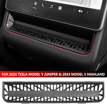 Load image into Gallery viewer, Car Rear Air Vent Cover Anti-Blocking Protective Grille Rear Diffuser Outlet Guard Mesh Dust Protection for 2025 Tesla Model Y Juniper & 2024 Model 3 Highland