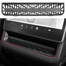 Load image into Gallery viewer, Car Rear Air Vent Cover Anti-Blocking Protective Grille Rear Diffuser Outlet Guard Mesh Dust Protection for 2025 Tesla Model Y Juniper & 2024 Model 3 Highland