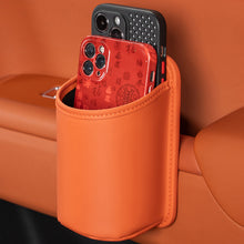 Load image into Gallery viewer, Leather Car Door Water Cup Holder Multi-Function Seat Back Storage Box Beverage & Trash Vehicle Interior