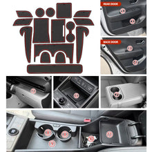 Load image into Gallery viewer, 16PCS Car Anti-Slip Door Slot Gate Slot Pad Mat Cup Groove for Hyundai Kona SX2 Hybrid PHEV 2024 Car Interior Groove Mats Accessories