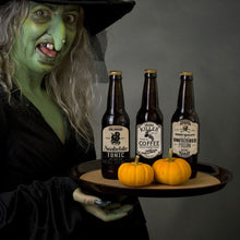Load image into Gallery viewer, 16Pcs/Pack Halloween Wine Bottle Labels Stickers Terror Skeleton Decorative Stickers for Beer and Beverages