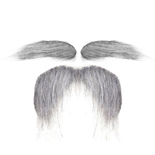 Load image into Gallery viewer, Halloween Simulation Fake Beard Eyebrows Santa Claus Beard Long Hair Black Big Beard Party One Beard Dress Up