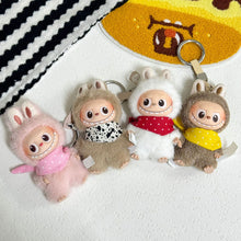 Load image into Gallery viewer, For 10.5cm Labubu 4.0 Dolls Cute Mini Macaron Enamel Pendant Doll's Bandanas Outfit Accessories Clothing Doll Ornaments Girl Gift