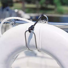 Load image into Gallery viewer, 304 Stainless Steel Lifebuoy Bracket Horseshoe Ring Holder for Boats Yachts Marine Grade Hardware Adjustable Life Preserver Mount