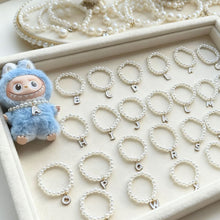 Load image into Gallery viewer, For Mini Labubu Pendant Accessories Letter Pearl Necklace For Labubu V4 Pin for Love Series Doll Clothes Accessories