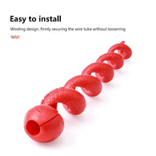 Load image into Gallery viewer, Snake Shape Mountain Bike Cable Wrap Oil Tube Cover Silicone Cable Sleeve Paint Scratch Guard Protector Bike Wiring Management