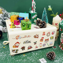 Load image into Gallery viewer, Christmas Scratch-off Stickers Festive DIY Candle Decor Creative Candle Stickers Creative Christmas Decorations