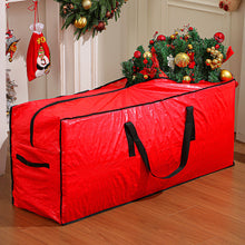 Load image into Gallery viewer, Large Capacity Christmas Tree/Decoration/Wreath Storage Bag Round Zipper Dust-Proof Water-Resistant Organizer for Christmas Gift Bag