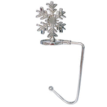 Load image into Gallery viewer, Christmas Fireplace Hooks for Hanging Stockings Metal No Glue Table Edge Hooks Decorative Quick Setup Holiday Home Decor Hooks
