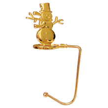 Load image into Gallery viewer, Christmas Fireplace Hooks for Hanging Stockings Metal No Glue Table Edge Hooks Decorative Quick Setup Holiday Home Decor Hooks