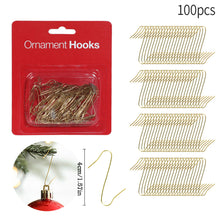 Load image into Gallery viewer, S-shaped Christmas Tree Hooks Metal Decorative Multi-purpose Reusable Hanging Hooks for Christmas Home/Ourdoor Decor
