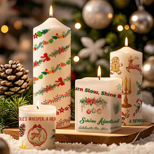 Load image into Gallery viewer, Christmas Sticker for Candle Window Face/Body Easy Apply Holiday Party Tattoo Sticker Set Home Decoration