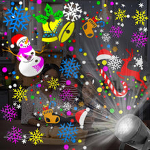 Load image into Gallery viewer, USB/EU Christmas Projector Light Dynamic Pattern Festival Atmosphere Garden Indoor Ambient Lighting Wall Ceiling Party Valentine's Day Decoration Light