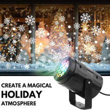 Load image into Gallery viewer, USB/EU Christmas Projector Light Dynamic Pattern Festival Atmosphere Garden Indoor Ambient Lighting Wall Ceiling Party Valentine's Day Decoration Light