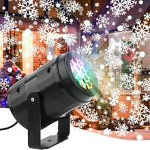 Load image into Gallery viewer, USB/EU Christmas Projector Light Dynamic Pattern Festival Atmosphere Garden Indoor Ambient Lighting Wall Ceiling Party Valentine's Day Decoration Light