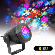 Load image into Gallery viewer, USB/EU Christmas Projector Light Dynamic Pattern Festival Atmosphere Garden Indoor Ambient Lighting Wall Ceiling Party Valentine's Day Decoration Light