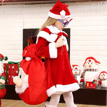 Load image into Gallery viewer, Christmas Gift Bag Santa Face Festive Party Favor Bag Stocking Alternative Kids Xmas Party Bag Backpack Christmas Goodie Bag