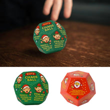 Load image into Gallery viewer, Creative Hilarious Christmas Gift Exchange Dice-12 Sided Party Game for Family & Office Xmas Fun for Secret Santa & Holiday Gatherings