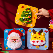 Load image into Gallery viewer, Christmas Sewing Craft Kit Hanging Ornament Lacing Craft Kids Sewing Set Parent-Child Activity DIY Toy Christmas Gift Decoration