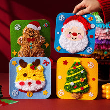 Load image into Gallery viewer, Christmas Sewing Craft Kit Hanging Ornament Lacing Craft Kids Sewing Set Parent-Child Activity DIY Toy Christmas Gift Decoration