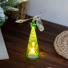 Load image into Gallery viewer, Creative Christmas Shine Ornament Luminous Crystal Flying Bird Mini Tree Christmas Desktop Unique Christmas Gift Idea