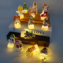 Load image into Gallery viewer, Novelty Christmas Flameless LED Candle Light Flickering Flame Effect Festival Party Atmosphere Tabletop Decor Light