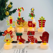 Load image into Gallery viewer, Novelty Christmas Flameless LED Candle Light Flickering Flame Effect Festival Party Atmosphere Tabletop Decor Light