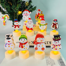 Load image into Gallery viewer, Novelty Christmas Flameless LED Candle Light Flickering Flame Effect Festival Party Atmosphere Tabletop Decor Light