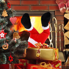 Load image into Gallery viewer, Creative Santa Legs Christmas Tree Decoration Funny Festive Character Plush Legs Topper Alternative Unique Christmas Gift Pile Decor
