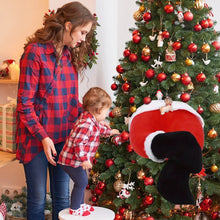 Load image into Gallery viewer, Creative Santa Legs Christmas Tree Decoration Funny Festive Character Plush Legs Topper Alternative Unique Christmas Gift Pile Decor
