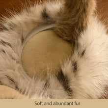 Load image into Gallery viewer, Windproof Leopard Plush Ear Muffs Imitation Fox Fur Plush Ear Warmers for Winter Girls Anti-Frost Protective Ear Cover